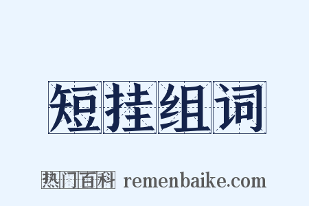 短挂组词是什么意思的图片